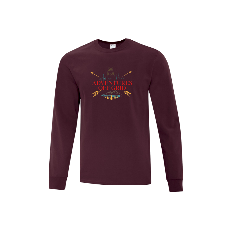Ashley Hann - Adventures Off Grid Long Sleeve T-shirt