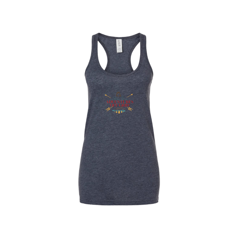 Ashley Hann Adventures Off Grid Racerback Blend Tank