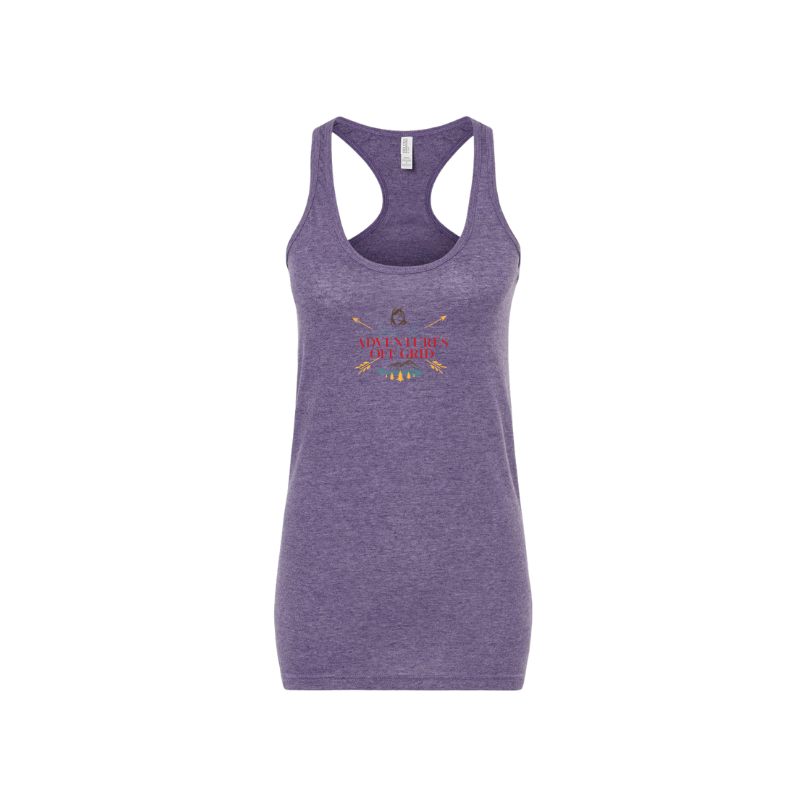 Ashley Hann Adventures Off Grid Racerback Blend Tank