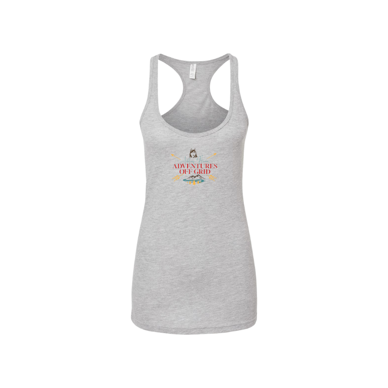 Ashley Hann Adventures Off Grid Racerback Blend Tank