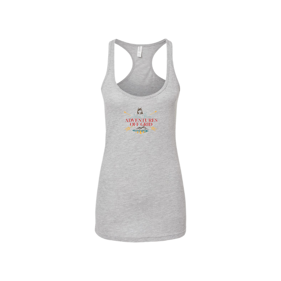 Ashley Hann Adventures Off Grid Racerback Blend Tank