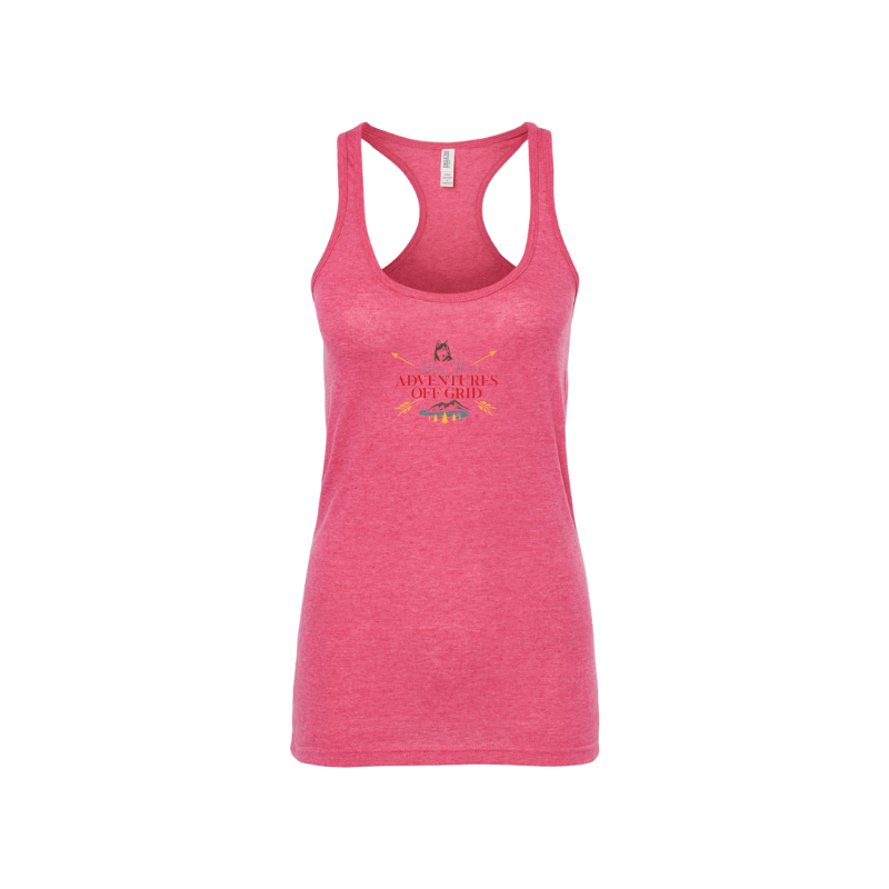 Ashley Hann Adventures Off Grid Racerback Blend Tank