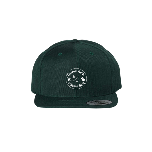 Darrell Wells Outdoors and Different Stuff Premium Flat Bill Snapback Cap