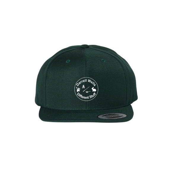 Darrell Wells Outdoors and Different Stuff Premium Flat Bill Snapback Cap