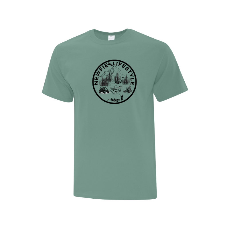 Newfie Lifestyle Adult Cotton Tee