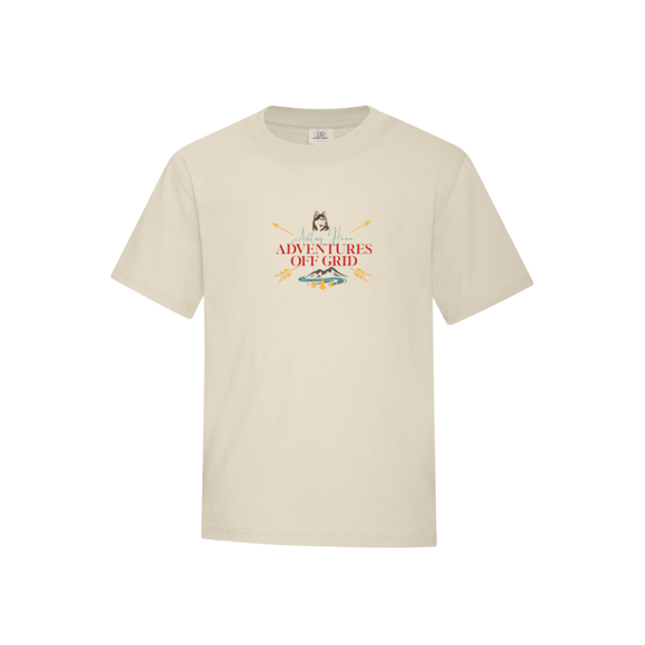Ashley Hann Adventures Off Grid Earth Wash Youth Tee