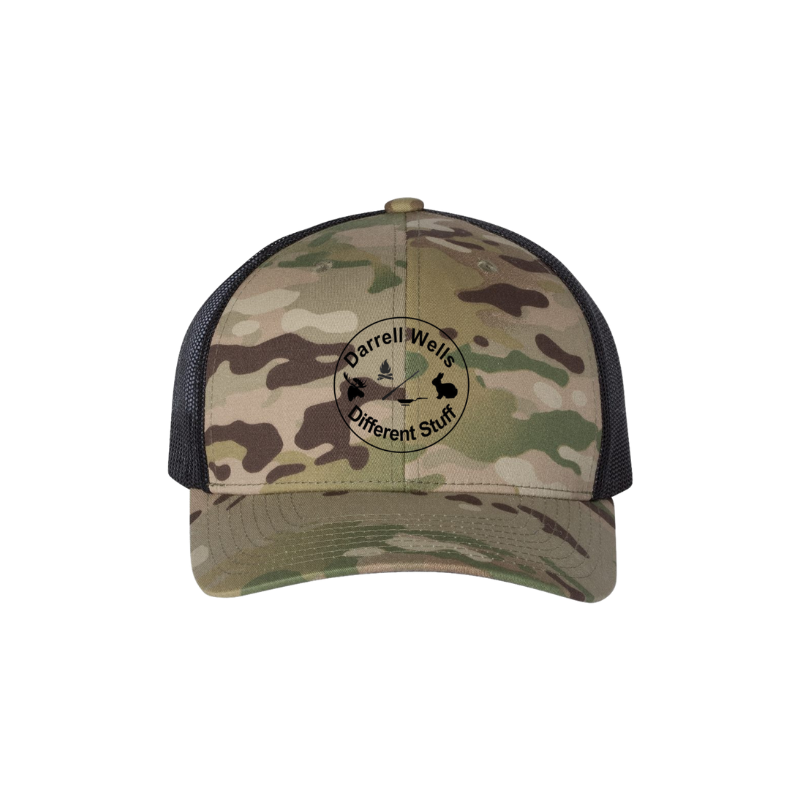 Darrell Wells Outdoor and Different Stuff Retro Trucker Cap