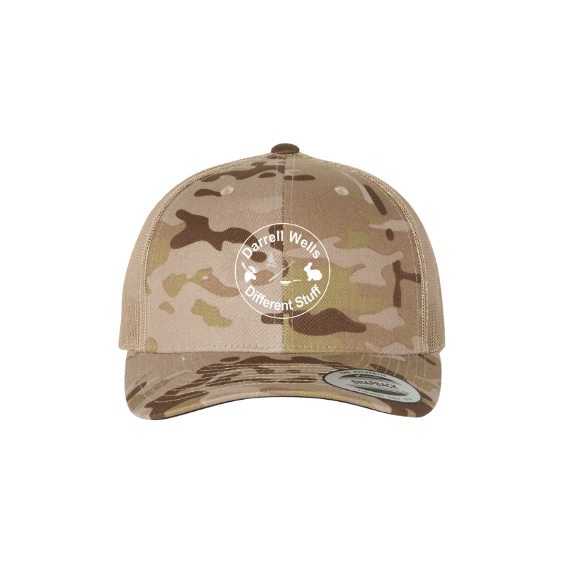 Darrell Wells Outdoor and Different Stuff Retro Trucker Cap