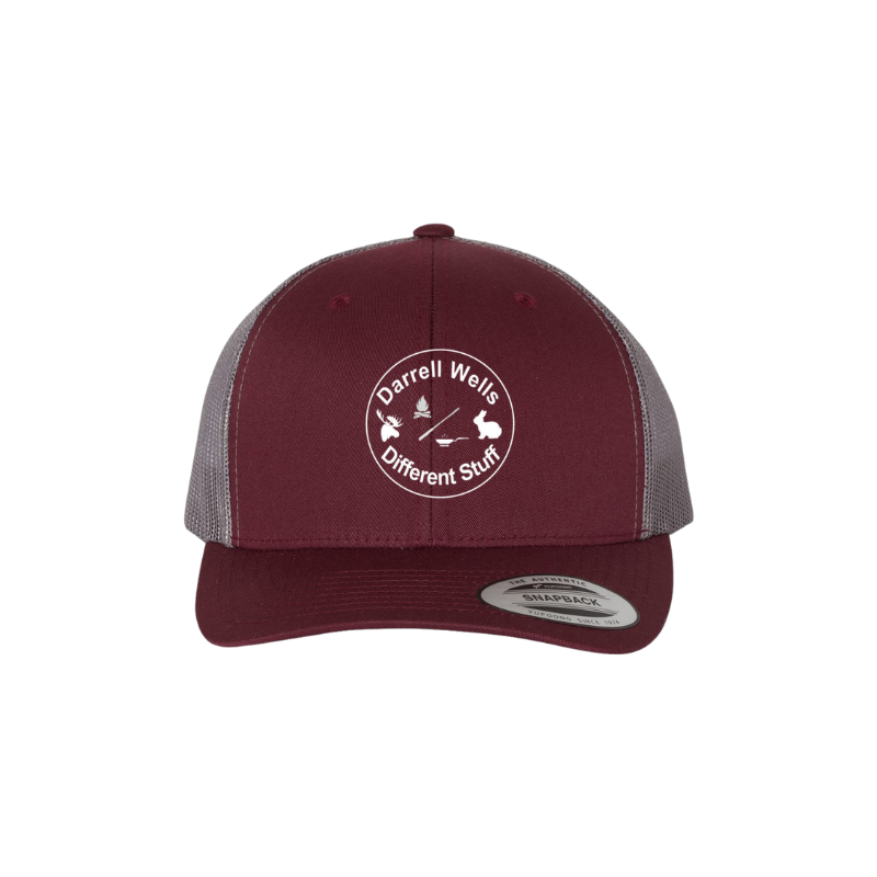 Darrell Wells Outdoor and Different Stuff Retro Trucker Cap