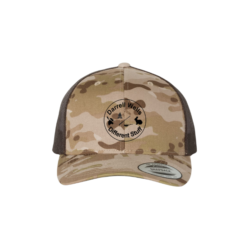 Darrell Wells Outdoor and Different Stuff Retro Trucker Cap