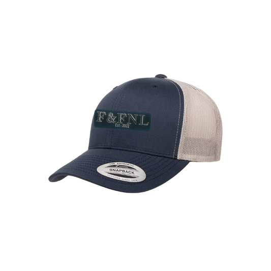 Feathers & Flies Laser Engraved Patch Trucker Cap