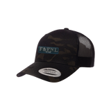 Feathers & Flies Laser Engraved Patch Trucker Cap