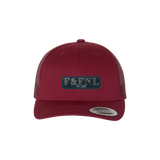 Feathers & Flies Laser Engraved Patch Trucker Cap