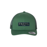 Feathers & Flies Laser Engraved Patch Trucker Cap