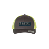 Feathers & Flies Laser Engraved Patch Trucker Cap