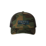 Feathers & Flies Laser Engraved Patch Trucker Cap