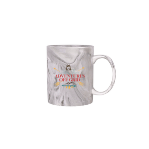 Ashley Hann Adventures Off Grid 11oz Ceramic Marble Mug