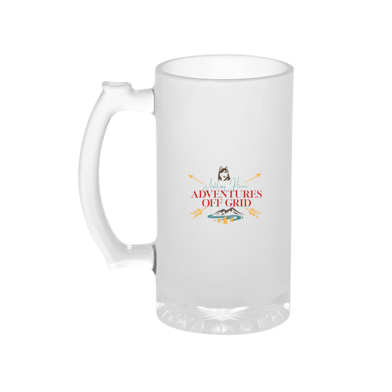 16oz Frosted Beer Stein Mug – Ashley Hann Adventures Off Grid
