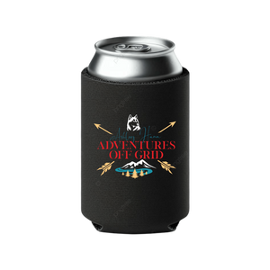 Ashley Hann Adventures Off Grid Can Koozies
