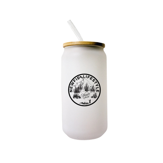 Newfie Lifestyle Beer Can Glass