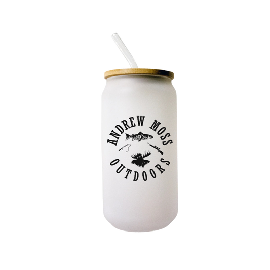 Andrew Moss Outdoors Beer Can Glass