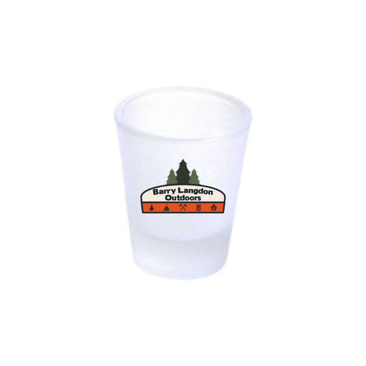 Barry Langdon Outdoors Frosted Shot Glass