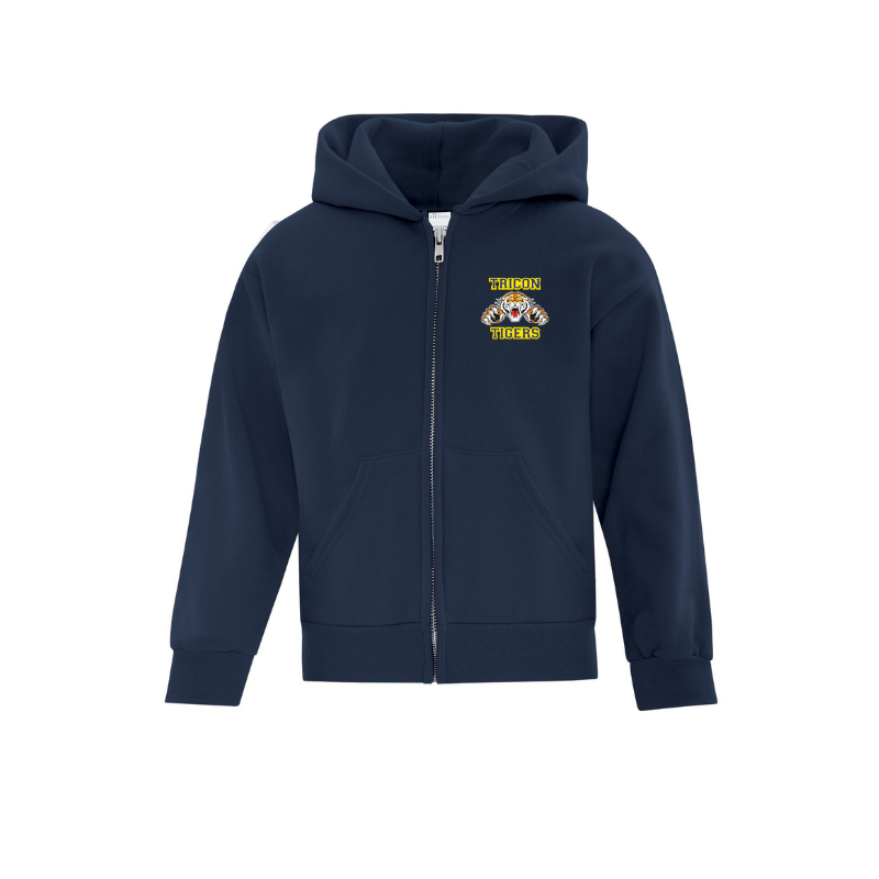 Tricon Elementary Youth Full Zip Hoodies