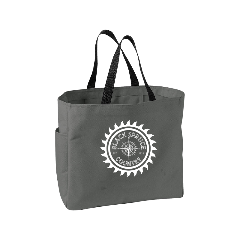 Reusable Tote Bag – Black Spruce Country Everyday Tote
