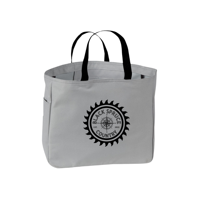 Reusable Tote Bag – Black Spruce Country Everyday Tote