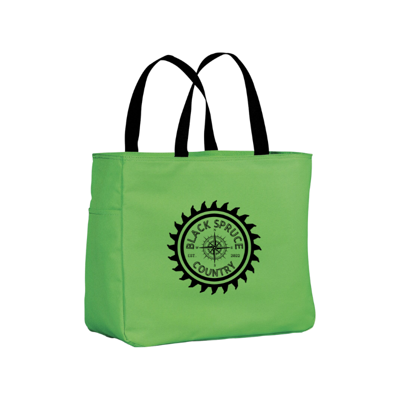 Reusable Tote Bag – Black Spruce Country Everyday Tote