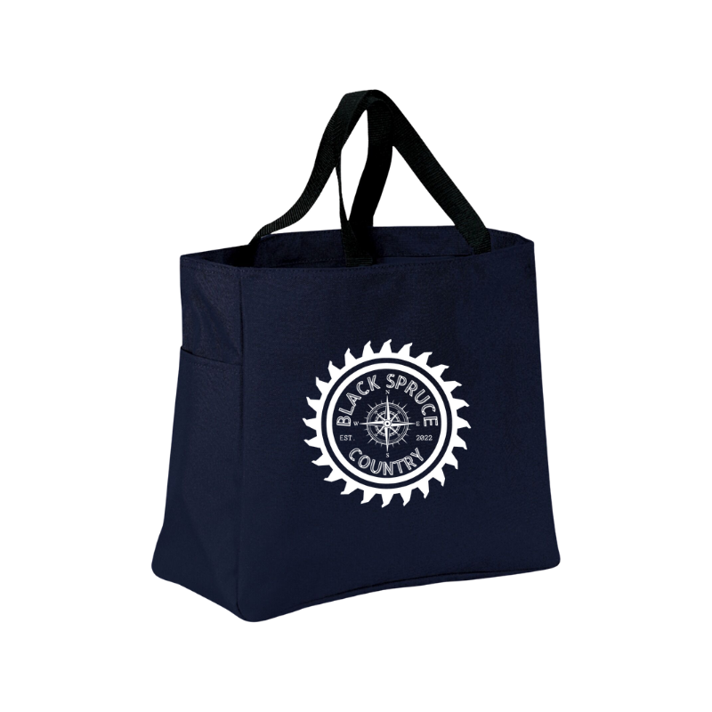 Reusable Tote Bag – Black Spruce Country Everyday Tote