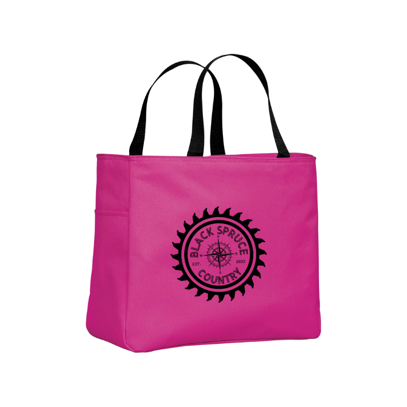 Reusable Tote Bag – Black Spruce Country Everyday Tote