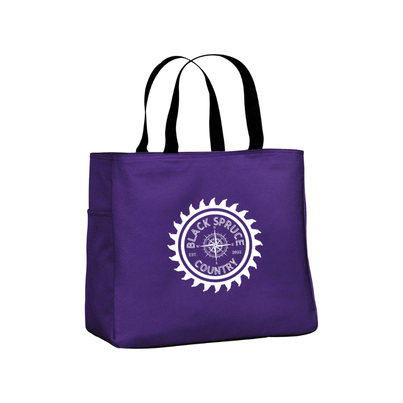 Reusable Tote Bag – Black Spruce Country Everyday Tote