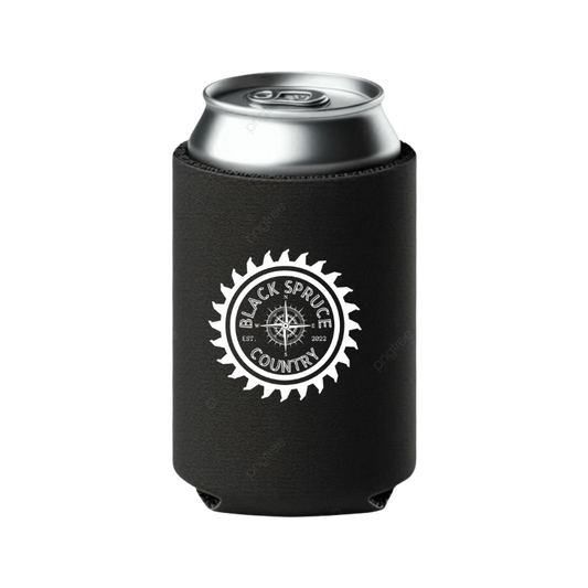 Neoprene Can Koozie – Black Spruce Country Drink Sleeve
