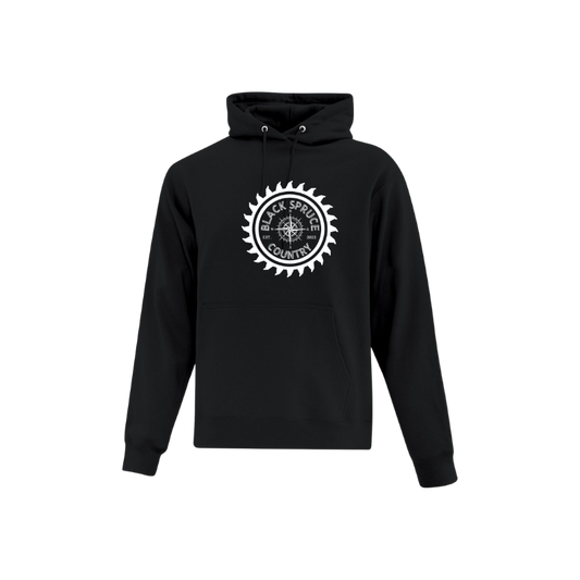 Adult Pullover Hoodie – Black Spruce Country Fleece Hoodie
