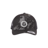 Retro Trucker Hat – Black Spruce Country Mesh Cap