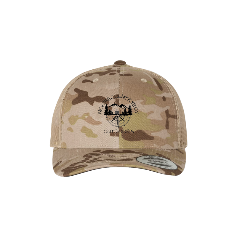 Newfie Country Boy Retro Trucker Cap