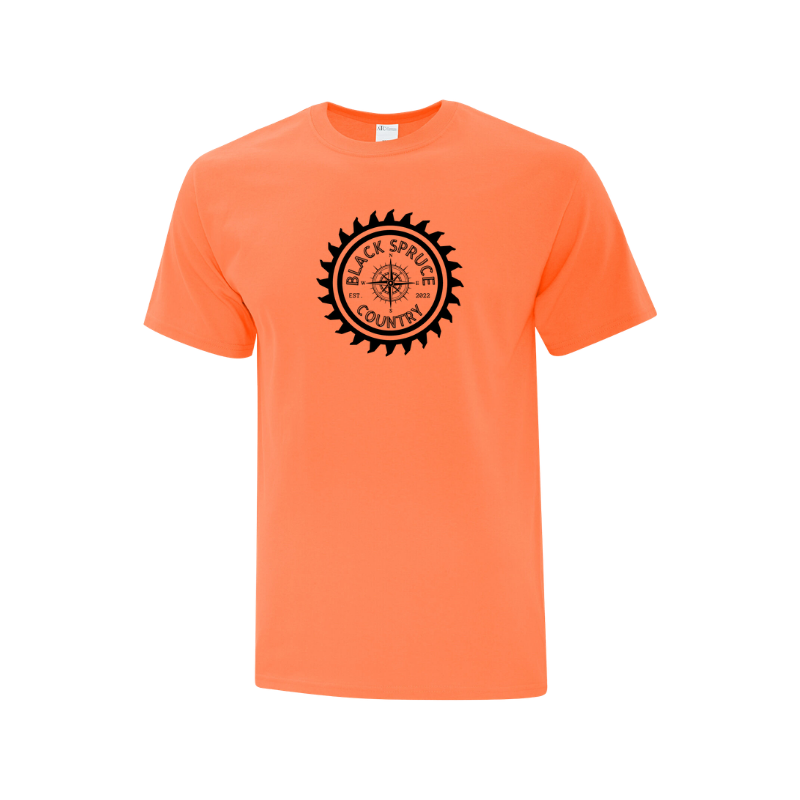 Black Spruce Country Adult Cotton Tee