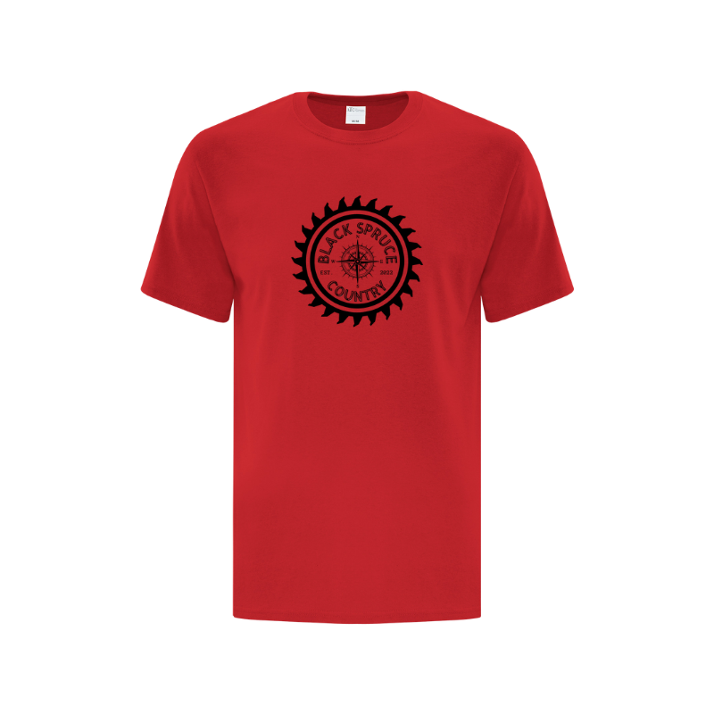 Black Spruce Country Adult Cotton Tee