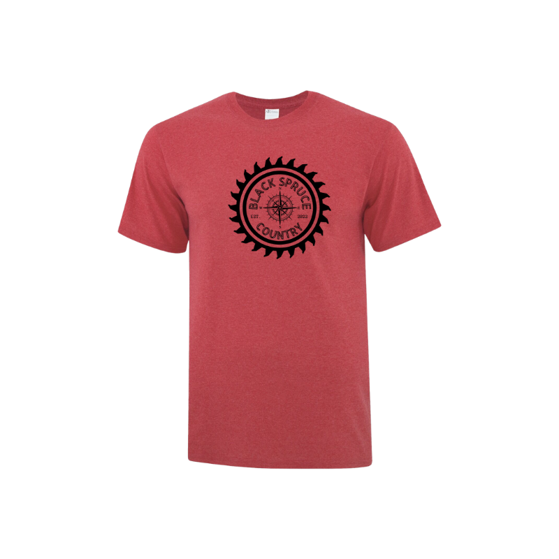 Black Spruce Country Adult Cotton Tee