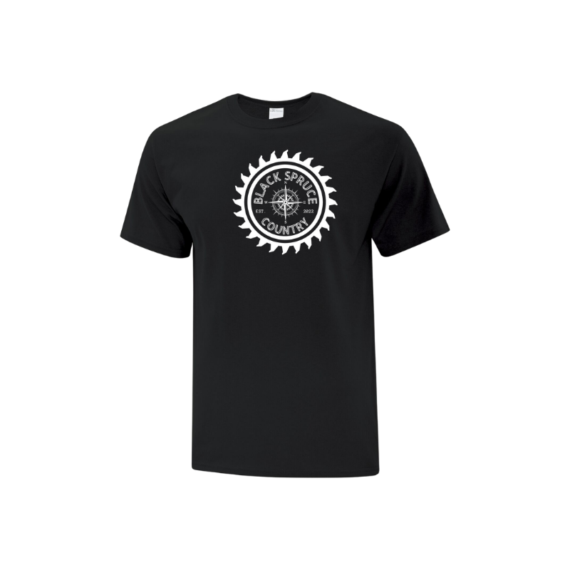 Black Spruce Country Adult Cotton Tee
