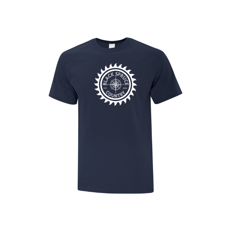 Black Spruce Country Adult Cotton Tee