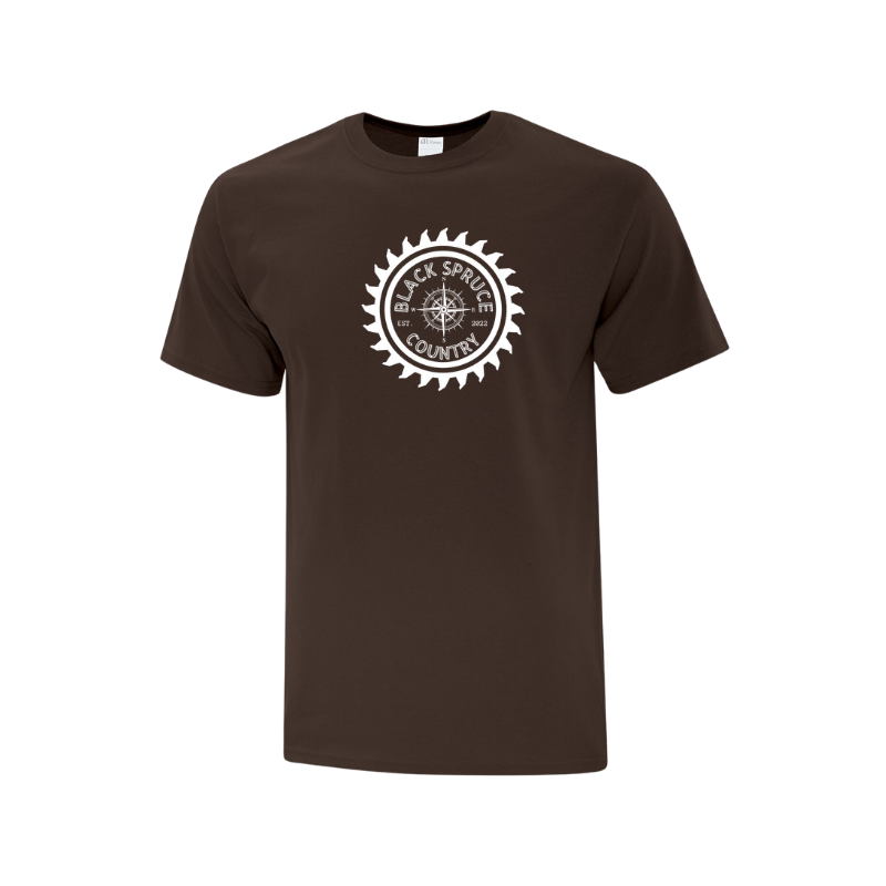 Black Spruce Country Adult Cotton Tee