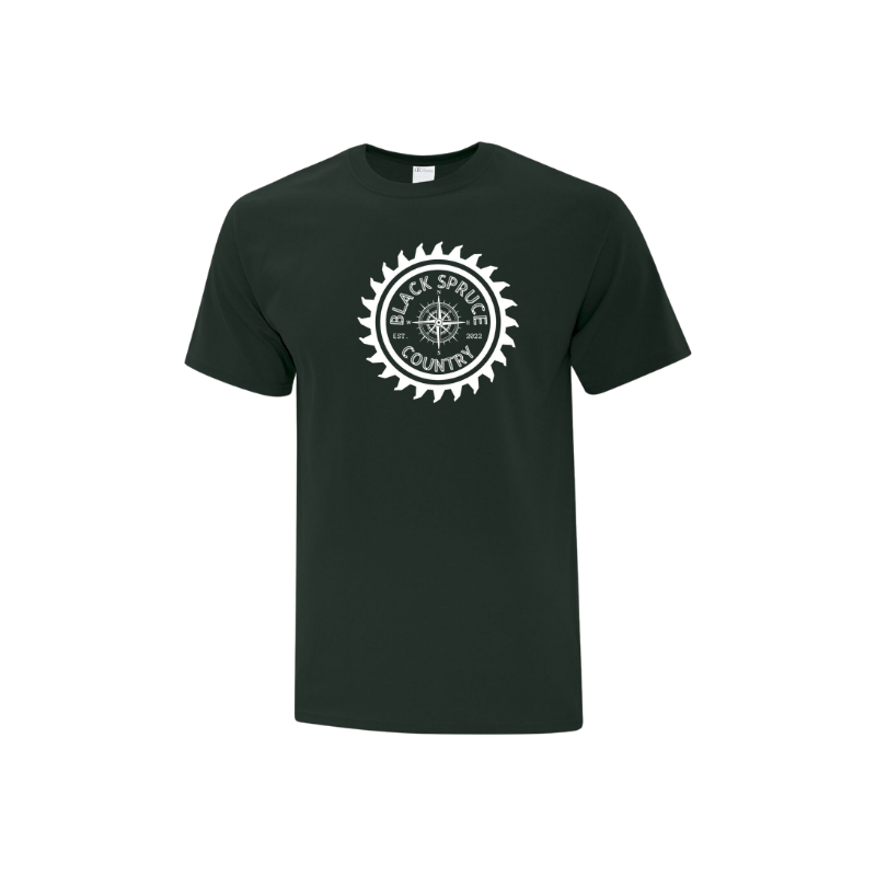 Black Spruce Country Adult Cotton Tee