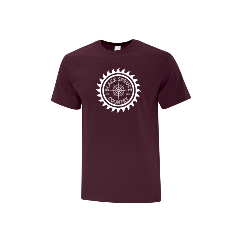 Black Spruce Country Adult Cotton Tee