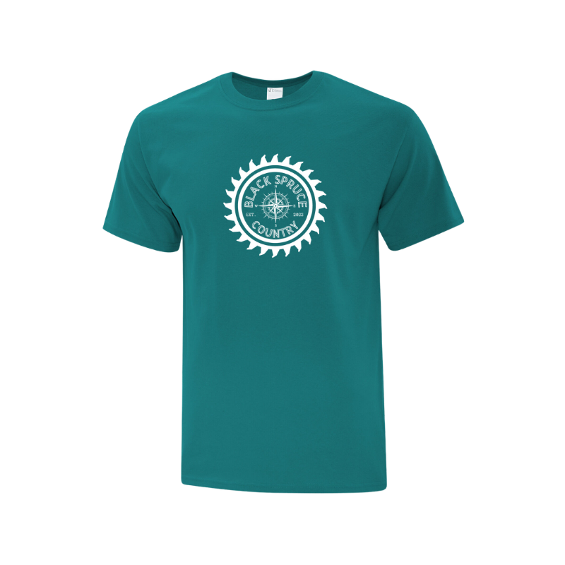 Black Spruce Country Adult Cotton Tee