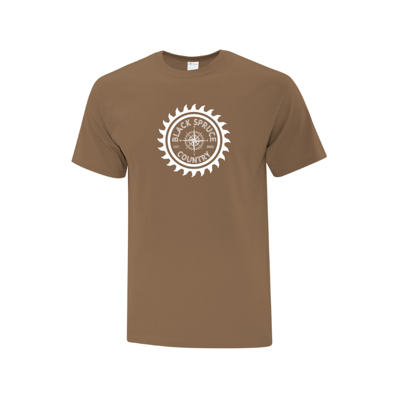 Black Spruce Country Adult Cotton Tee
