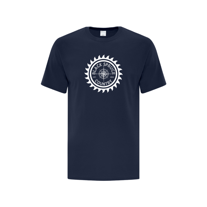 Black Spruce Country Adult Cotton Tee