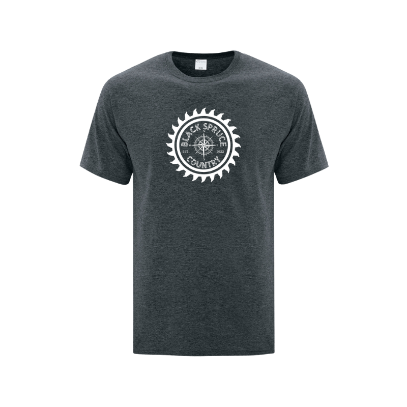 Black Spruce Country Adult Cotton Tee