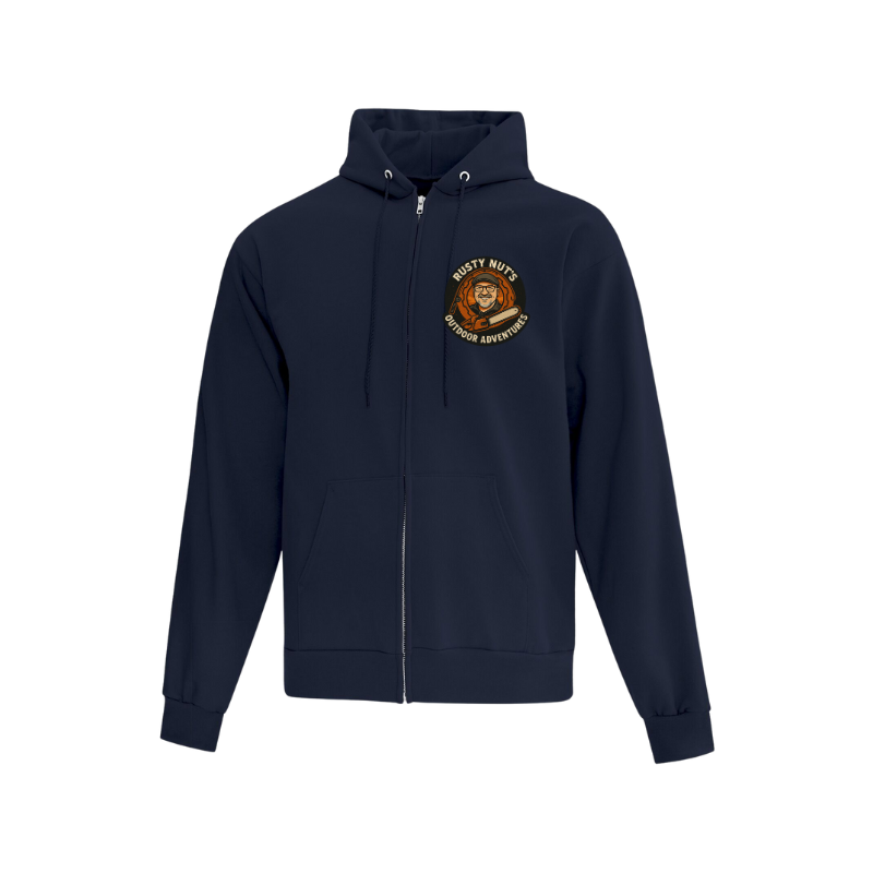 Rusty Nut's Outdoor Adventures Full Zip Hooded Sweatshirt